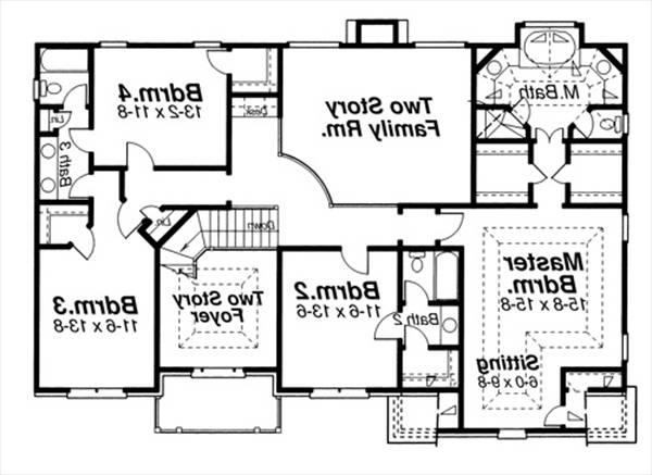 Second Floor image of AZALEA-A House Plan